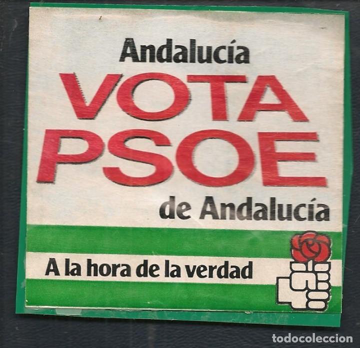 Collection stickers: PEGATINA: ANDALUC&Iacute;A . VOTA PSOE. (P/C49)