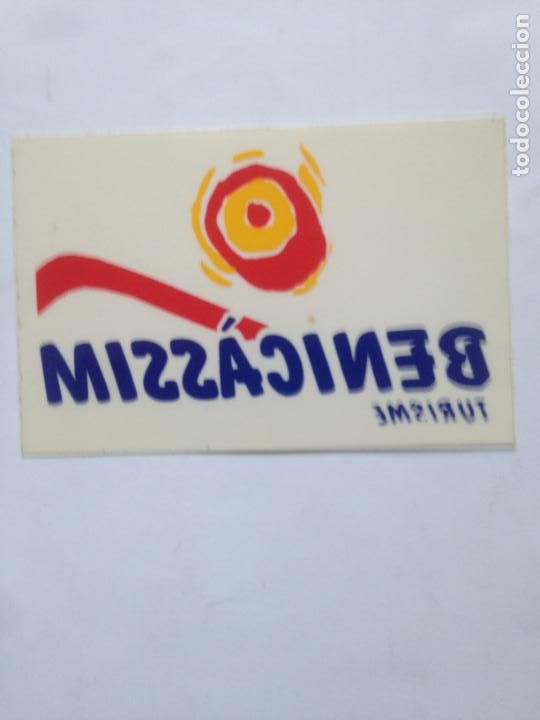 Pegatinas de colecci&oacute;n: PEGATINA PARA CRISTAL - BENICASSIM - STICKER - TURISME 6X9 CMS