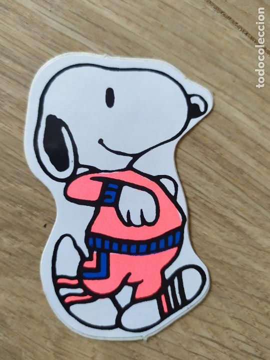 Pegatinas de colecci&oacute;n: PEGATINA ADHESIVO SNOOPY DIBUJOS COMIC deporte footing
