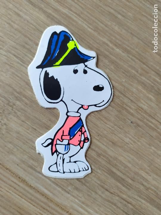 Pegatinas de colecci&oacute;n: PEGATINA ADHESIVO SNOOPY DIBUJOS COMIC policia
