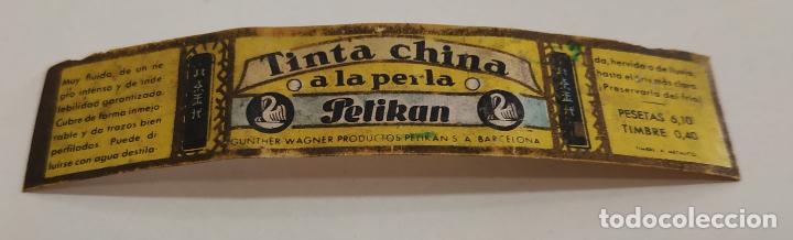 Pegatinas de colecci&oacute;n: ANTIGUA PEGATINA , TINTA CHINA A LA PERLA , PELIKAN
