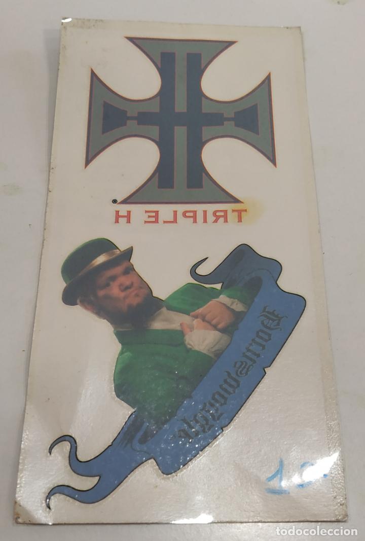 Pegatinas de colecci&oacute;n: ANTIGUA PEGATINA TATUAJE AUTOADHESIVO WWE