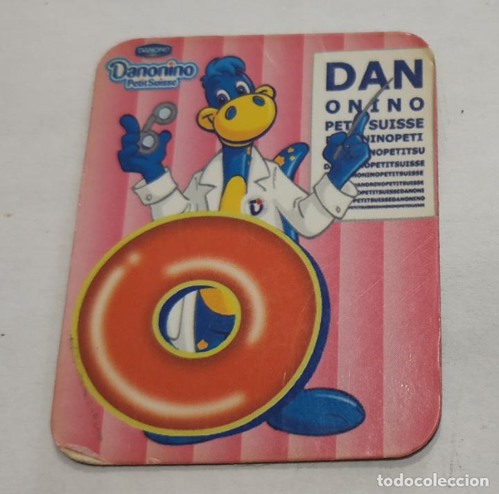 Pegatinas de colecci&oacute;n: CROMO IMANTADO , IMAN , LETRAS DANONINO DE DANONE , LETRA O