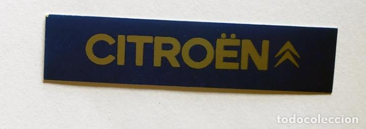 Pegatinas de colecci&oacute;n: CROMO TIRA PEGATINA A TODO GAS , MARCAS DE COCHES Y MOTOS, CITROEN , 6,8 CMS LEER DESCRIPCION
