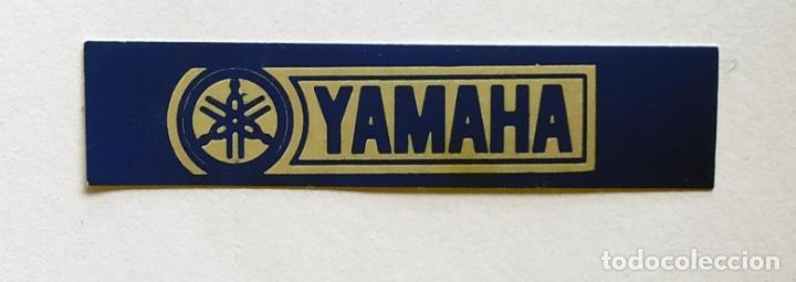 Pegatinas de colecci&oacute;n: CROMO TIRA PEGATINA A TODO GAS , MARCAS DE COCHES Y MOTOS, YAMAHA , 6,8 CMS LEER DESCRIPCION