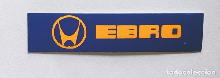 Pegatinas de colecci&oacute;n: CROMO TIRA PEGATINA A TODO GAS , MARCAS DE COCHES Y MOTOS, EBRO , 6,8 CMS LEER DESCRIPCION