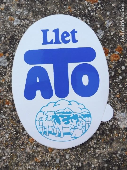 Pegatinas de colecci&oacute;n: Adhesivo sticker pegatina llet ato 14,5 cm x 11 cm sin pegar