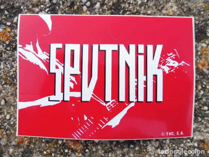 Pegatinas de colecci&oacute;n: Adhesivo sticker pegatina programa musical TVC S.A. Sputnik sin pegar
