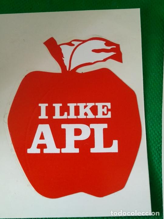 Pegatinas de colecci&oacute;n: Pegatina I LIKE APL a&ntilde;os 80 - Foto 1