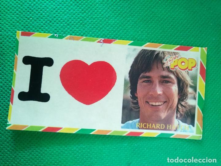 Pegatinas de colecci&oacute;n: Richard hatch pegatina Super Pop i love