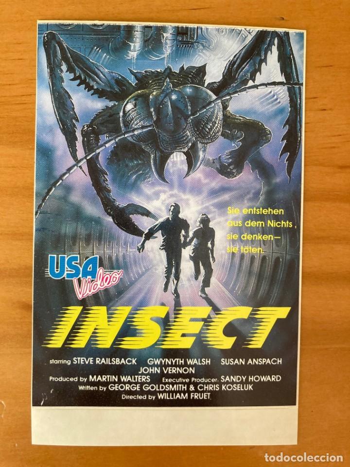 Pegatinas de colecci&oacute;n: INSECT pegatina cartel cine