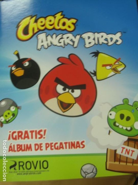 Pegatinas de colecci&oacute;n: ALBUM DE PEGATINAS VACIO DE CHEETOS ANGRY BIRDS