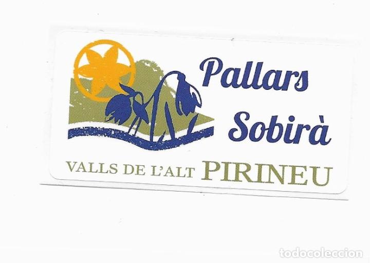 Pegatinas de colecci&oacute;n: PALLARS SOBIRA, VALLS DE L ALT PIRINEU - TURISME. PEGATINA, ADHESIVO. MEDIDAS: 8 x 4 CMS.