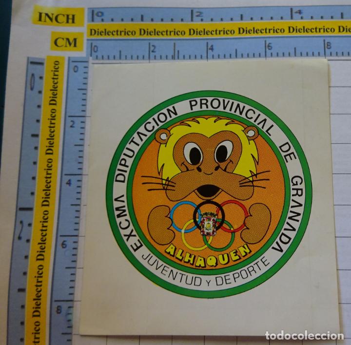 Autocolantes de cole&ccedil;&atilde;o: PEGATINA DE DEPORTES. DIPUTACI&Oacute;N PROVINCIAL DE DEPORTES. ALHAQUEN. 47