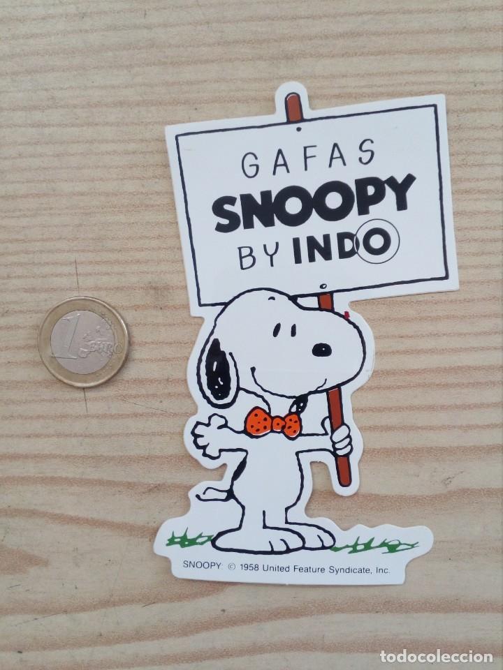Pegatinas de colecci&oacute;n: Pegatina Adhesivo Snoopy Gafas By Indo - Lote 1