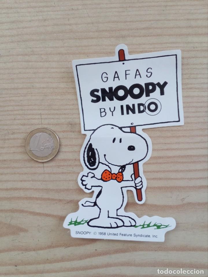 Pegatinas de colecci&oacute;n: Pegatina Adhesivo Snoopy Gafas By Indo - Lote 2