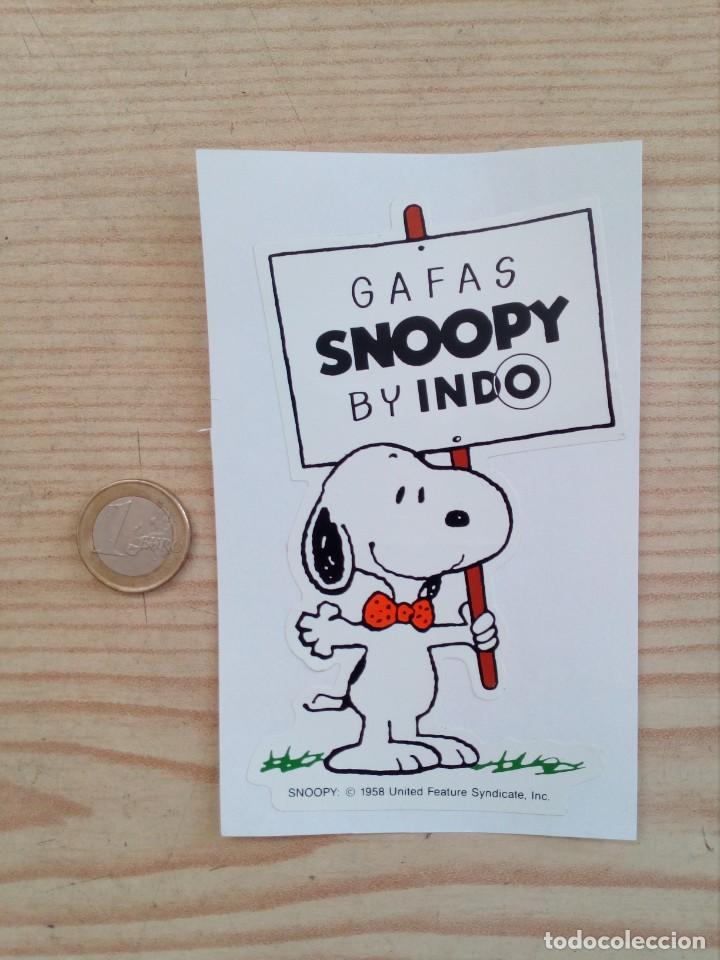 Pegatinas de colecci&oacute;n: Pegatina Adhesivo Snoopy Gafas By Indo - Lote 3