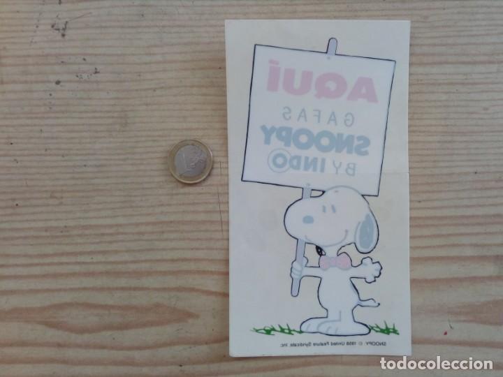 Pegatinas de colecci&oacute;n: Pegatina Adhesivo Snoopy Gafas By Indo - Lote 4