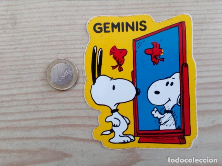 Pegatinas de colecci&oacute;n: Pegatina Adhesivo Snoopy Geminis