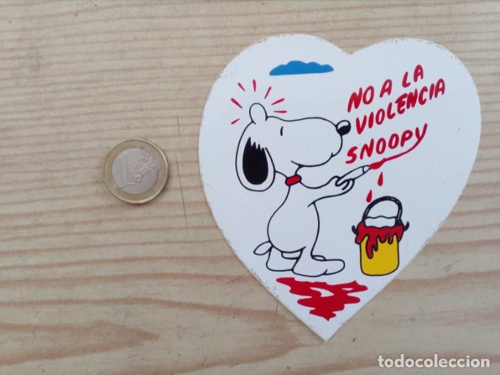 Pegatinas de colecci&oacute;n: Pegatina Adhesivo Snoopy No A La Violencia
