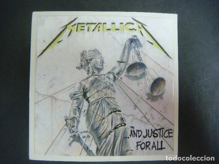 Pegatinas de colecci&oacute;n: PEGATINA DE METALLICA-CAJ-N&ordm;-1