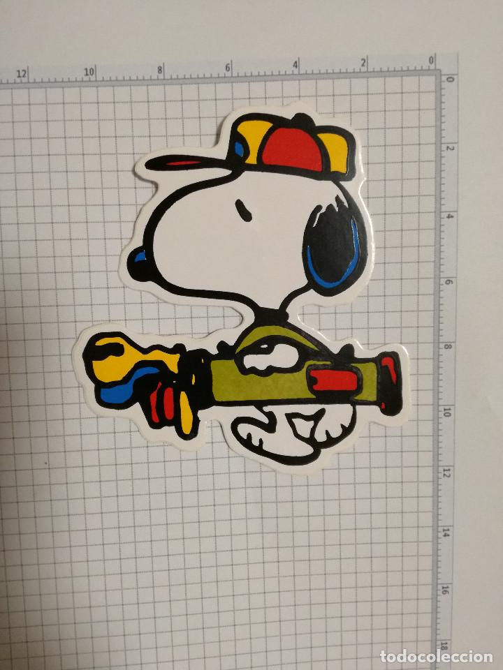 Pegatinas de colecci&oacute;n: PEGATINA ADHESIVO - SNOOPY DEPORTE GOLF - 11X10