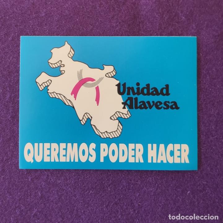 Pegatinas de colecci&oacute;n: PEGATINA POLITICA VASCA. TRANSICION. 1976 - 1980. UNIDAD ALAVESA.