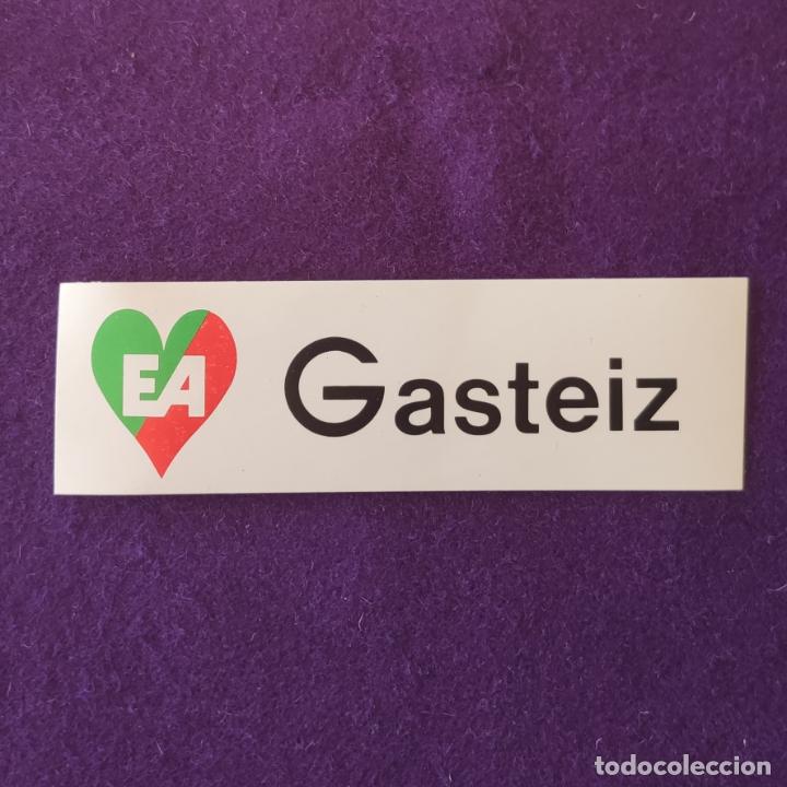 Pegatinas de colecci&oacute;n: PEGATINA POLITICA VASCA. TRANSICION. 1976 - 1980. EA - EUSKO ALKARTASUNA GASTEIZ.