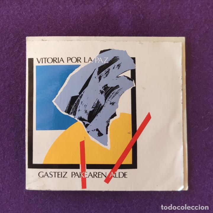 Pegatinas de colecci&oacute;n: PEGATINA POLITICA VASCA. TRANSICION. 1976 - 1980. VITORIA POR LA PAZ - GASTEIZ PAKEAREN ALDE.
