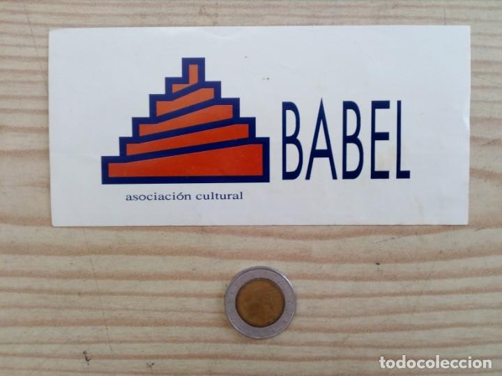 Pegatinas de colecci&oacute;n: Pegatina Adhesivo Babel - Foto 1
