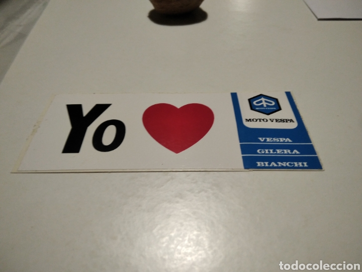 Pegatinas de colecci&oacute;n: Pegatina yo quiero Moto Vespa