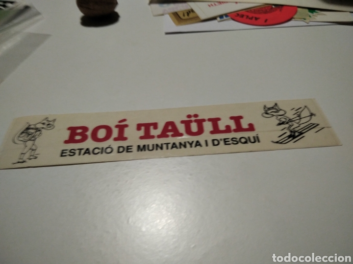 Pegatinas de colecci&oacute;n: Pegatina Bo&iacute; taull estacio de Muntanya I d, esqui