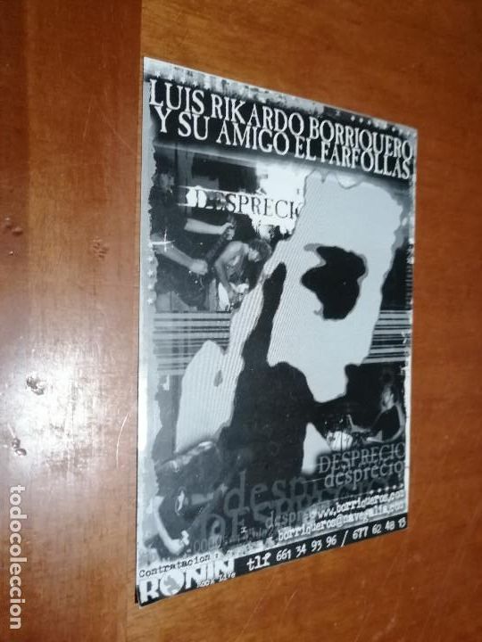 Collection stickers: PEGATINA. LUIS RIKARDO BORRIQUERO Y SU AMIGO EL FARFOLLAS. M&Uacute;SICA. SIN USO. BUEN ESTADO. DIFICIL