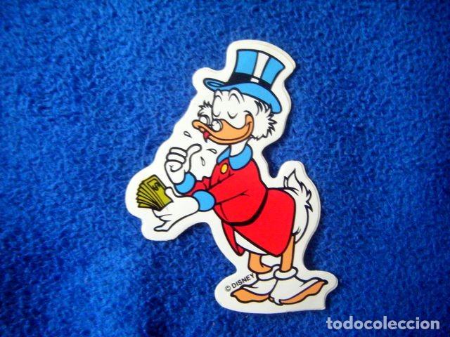 Pegatinas de colecci&oacute;n: PEGATINA TIO GILITO CONTANDO DINERO DISNEY