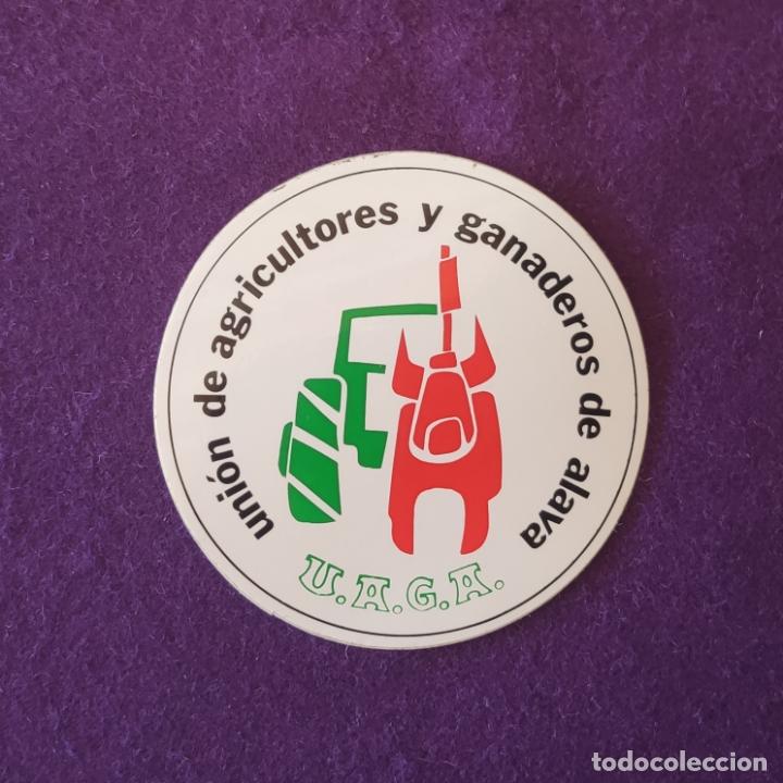 Pegatinas de colecci&oacute;n: PEGATINA POLITICA VASCA. TRANSICION. 1976 - 1980. UAGA. UNION DE AGRICULTORES Y GANADEROS DE ALAVA.