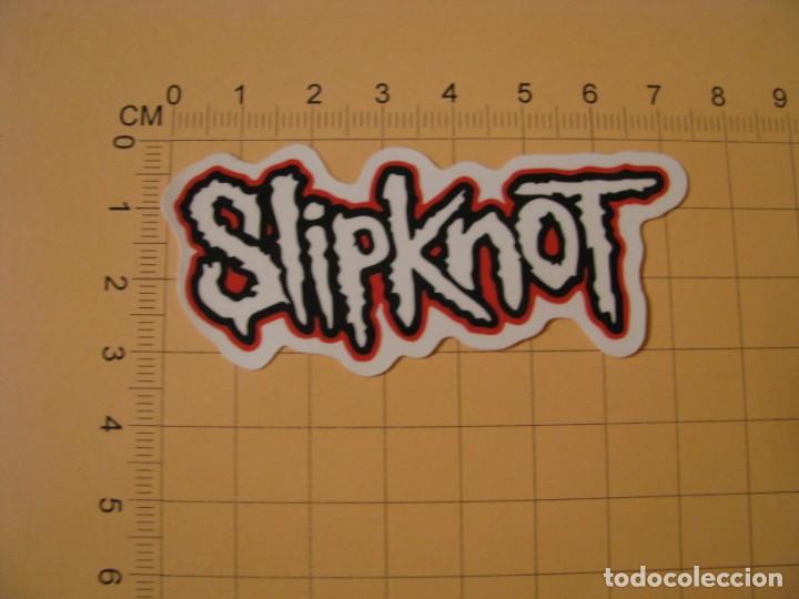 Pegatinas de colecci&oacute;n: PEGATINA COCHE MOTO SKATEBOARD MALETA PORT&Aacute;TIL BICICLETA. SLIPKNOT.