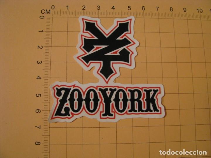 Pegatinas de colecci&oacute;n: PEGATINA COCHE MOTO SKATEBOARD MALETA PORT&Aacute;TIL BICICLETA. ZOO YORK.