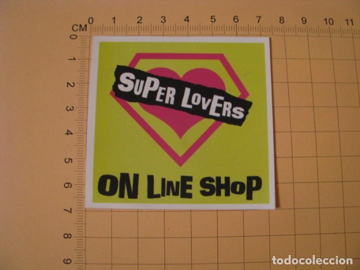 Pegatinas de colecci&oacute;n: PEGATINA COCHE MOTO SKATEBOARD MALETA PORT&Aacute;TIL BICICLETA. SUPER LOVERS. ON LINE SHOP