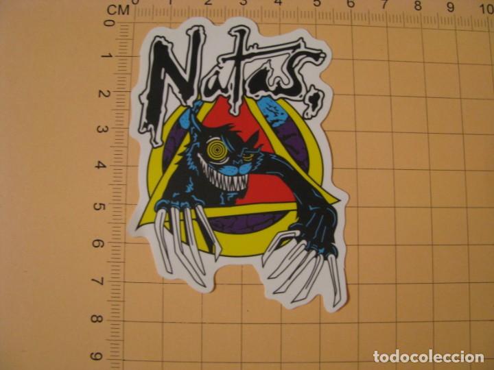 Pegatinas de colecci&oacute;n: PEGATINA COCHE MOTO SKATEBOARD MALETA PORT&Aacute;TIL BICICLETA. NATAS.