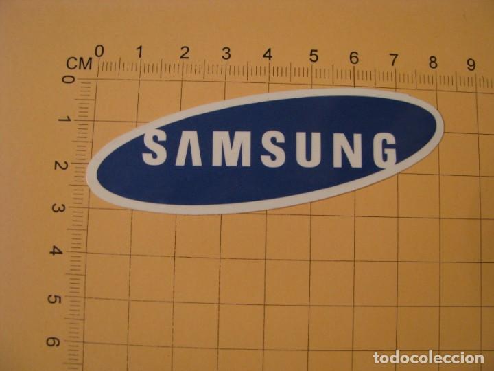 Pegatinas de colecci&oacute;n: PEGATINA PARA COCHE MOTO SKATEBOARD MALETA PORT&Aacute;TIL BICICLETA. SAMSUNG.