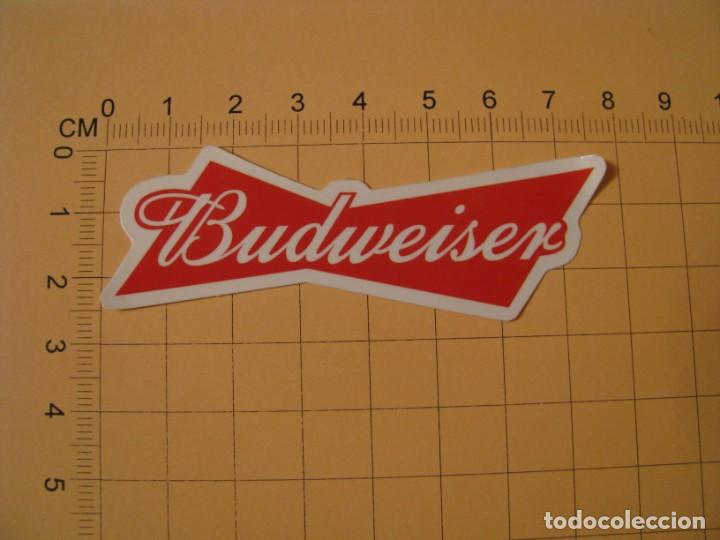 Pegatinas de colecci&oacute;n: PEGATINA PARA COCHE MOTO SKATEBOARD MALETA PORT&Aacute;TIL BICICLETA. BUDWEISER.