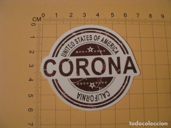 Pegatinas de colecci&oacute;n: PEGATINA PARA COCHE MOTO SKATEBOARD MALETA PORT&Aacute;TIL BICICLETA. CORONA.