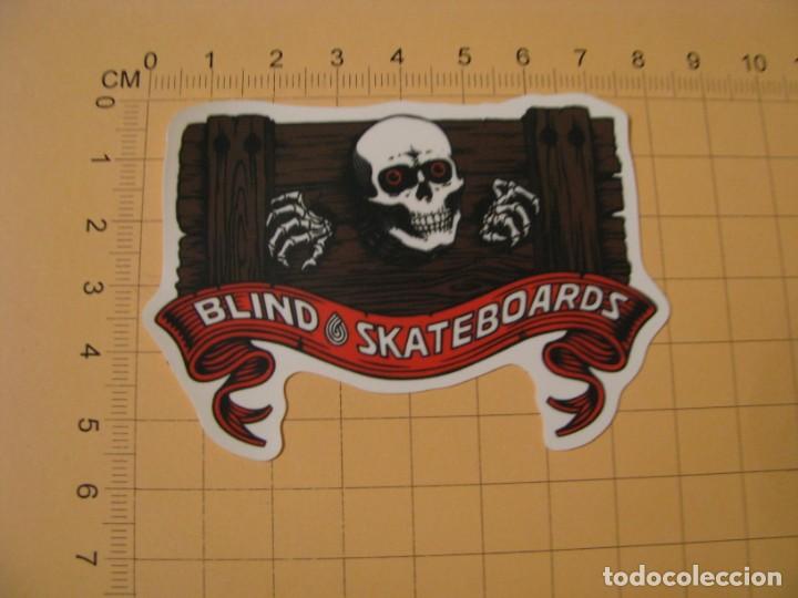 Pegatinas de colecci&oacute;n: PEGATINA PARA COCHE MOTO SKATEBOARD MALETA PORT&Aacute;TIL BICICLETA. BLIND SKATEBOARDS.