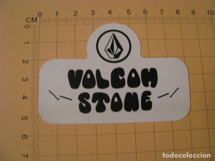 Pegatinas de colecci&oacute;n: PEGATINA PARA COCHE MOTO SKATEBOARD MALETA PORT&Aacute;TIL BICICLETA. VOLCOM STONE.