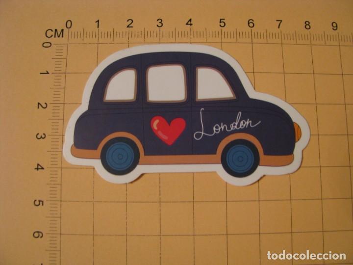Pegatinas de colecci&oacute;n: PEGATINA PARA COCHE MOTO SKATEBOARD MALETA PORT&Aacute;TIL BICICLETA. LOVE LONDON.