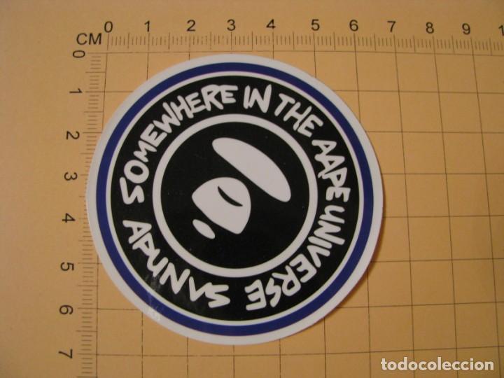 Pegatinas de colecci&oacute;n: PEGATINA PARA COCHE MOTO SKATEBOARD MALETA PORT&Aacute;TIL BICICLETA. AAPE UNIVERSE. APUNVS.