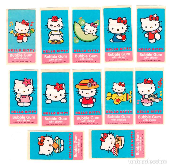 Pegatinas de colecci&oacute;n: LOTE HELLO KITTY Cromo pegatina chicle