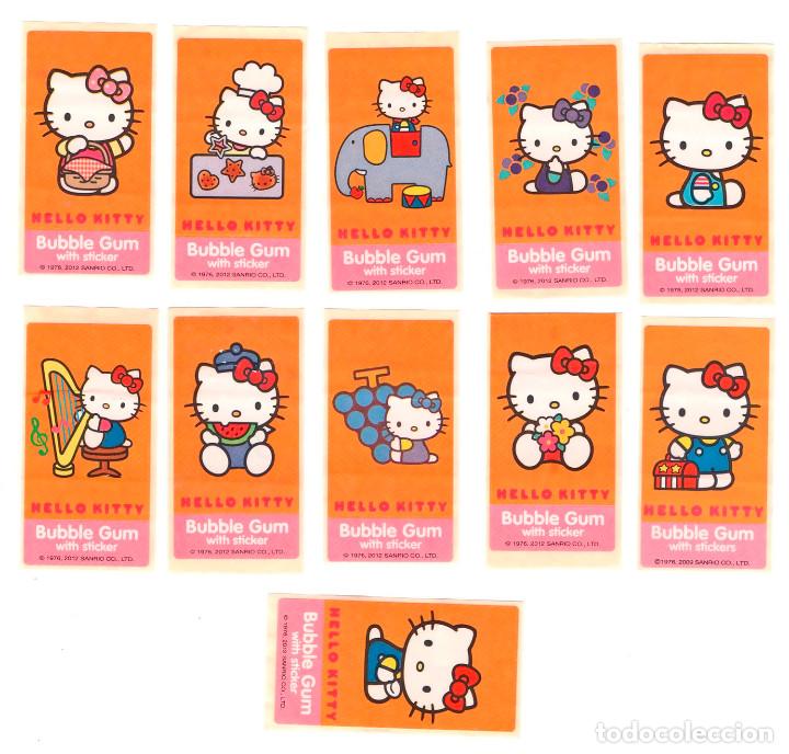 Pegatinas de colecci&oacute;n: LOTE HELLO KITTY Cromo pegatina chicle