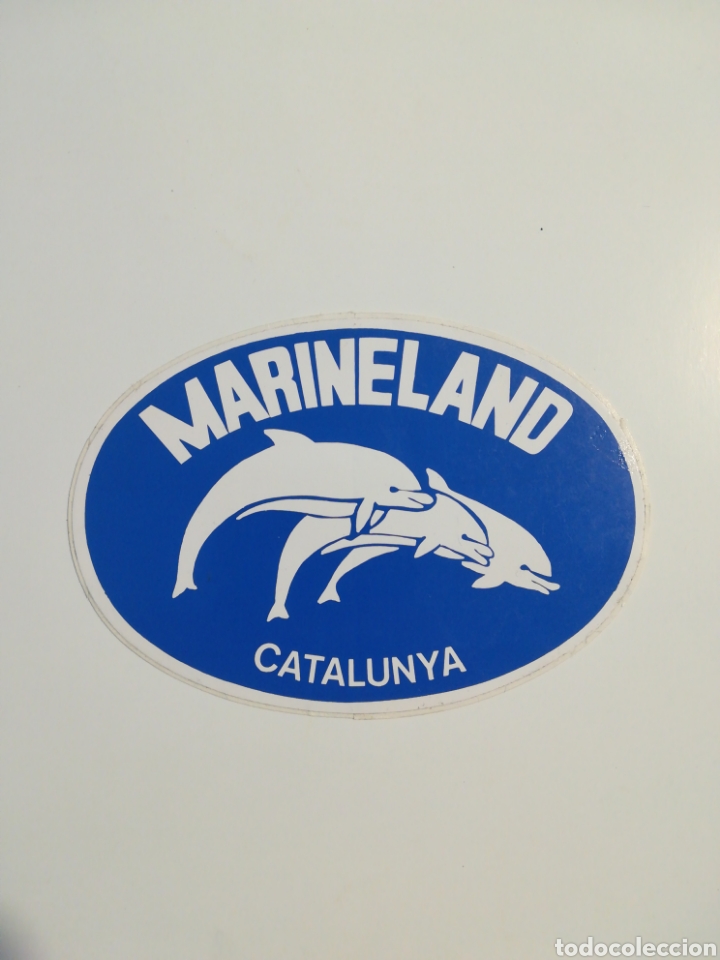 Pegatinas de colecci&oacute;n: Pegatina Marineland. Catalunya. Tama&ntilde;o 110x75mm
