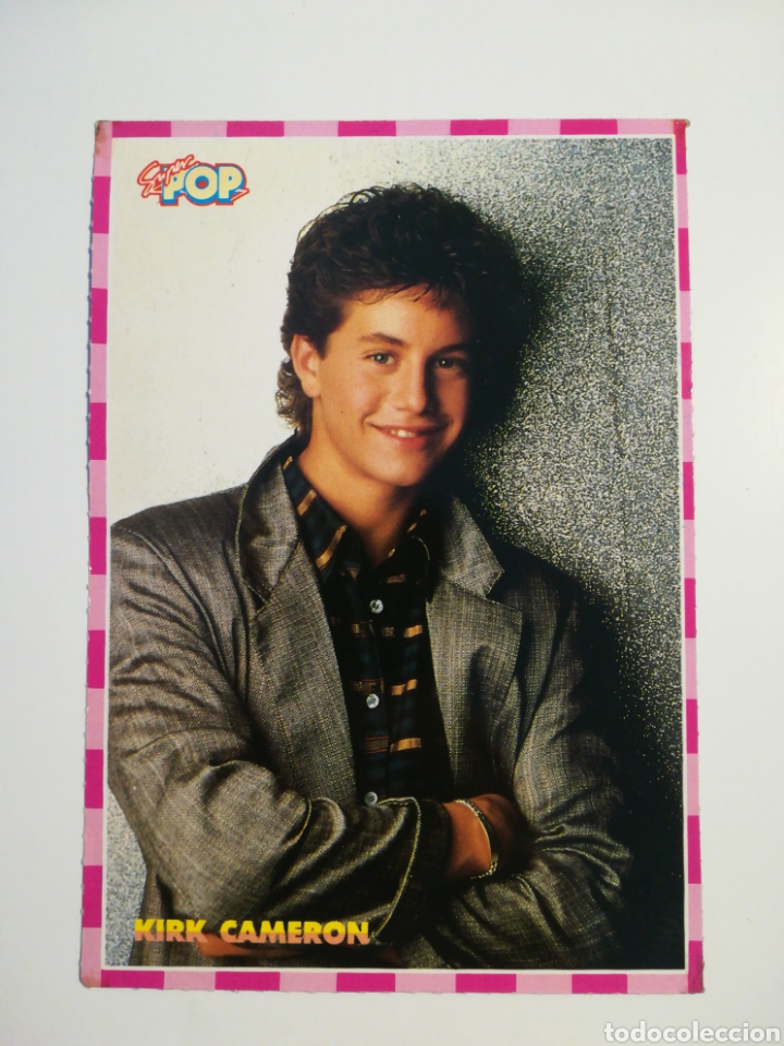 Pegatinas de colecci&oacute;n: Pegatina Kirk Cameron. Super Pop. Tama&ntilde;o 105x150mm